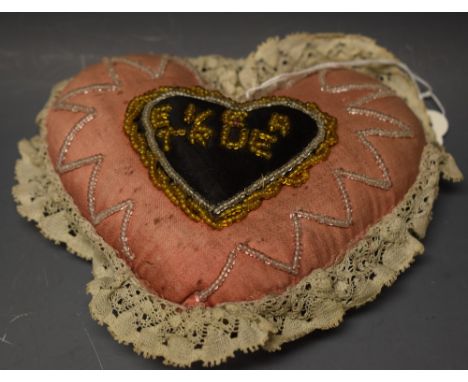 A Victorian Boer War sweetheart pin cushion, Ever True