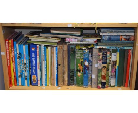 Children's Books - Annuals including Tiger Tims, Teddy Tails, Rupert, Dandy, Beano, etc; others including The Motor Picture B