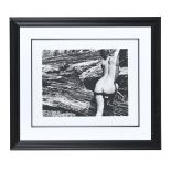 λ JOHN SWANNELL (BRITISH B.1946), NUDE FIGURE