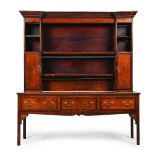 A GEORGE III OAK DRESSER, LATE 18TH OR EARLY 19TH CENTURY