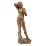NUDE FEMALE FIGURE SCULPTURE, EARLY 20TH CENTURY