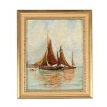 ENGLISH SCHOOL (19TH CENTURY), SAILING BOATS