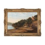 E. H. SOLLAS (BRITISH 19TH CENTURY), FISHERMEN HAULING NETS