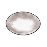 AN OVAL CONVEX MIRROR, OF RECENT MANUFACTURE