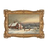 ENGLISH SCHOOL (19TH CENTURY), SNOWSCAPE