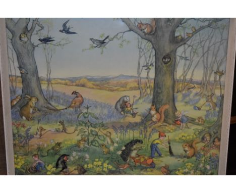 Molly Brett, (1912-1990), woodland gardeners, 44 x 53cm, framed and glazed, 47 x 56cm
Print