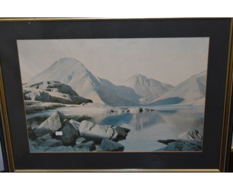 William Heaton Cooper, (1903-1995), after, a print, Clear Evening Wastwater, 44 x 64cm, framed, 66 x 85cm