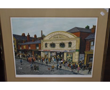 Tom Dodson, (contemporary), after, a print, The Palladium, signed, 43 x 51cm, mounted chrome framed and glazed, 59 x 67cm