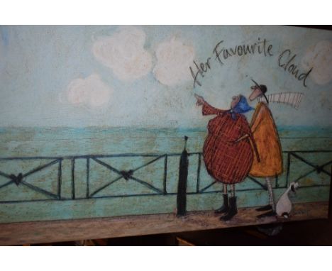 Sam Toft, (contemporary), after, a print, Her Favourite Cloud, 50 x 100cm, not framed
