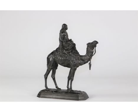 Barye orientalist sculpture of a camel driverSizes: H=235mm L=200mmWeight (K): 1,54kgCondition: at first glance - good condit
