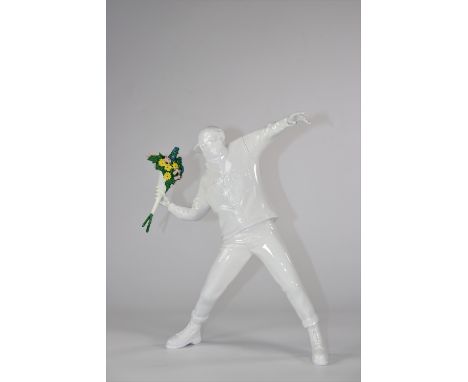 BANKSY (after) &amp; BRANDALISM"Flower bomber" 2019Sizes: H=380mm L=300mmWeight (K): 2kgCondition: at first glance - good con