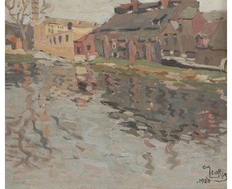 Emmanuel MEURIS (1894-1969) oil on panel"landscape" signed and dated 1920Sizes: L=440mm H=380mmWeight (K): 0,85kgCondition: a