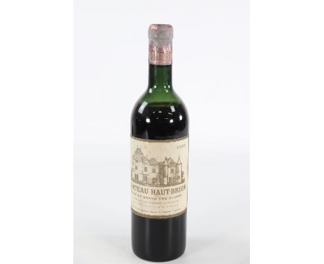 1 bottle of Chateau Haut Brion - pessac Leognan - grand cru Classe GRAVES - 1956 -Sizes: 75clWeight (K): 1kgCondition:  (roun