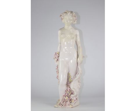 PAUL POUCHOL (1904-1963) Important enamelled ceramic sculptureSizes: H=600mm L=200mmWeight (K): 6,2kgCondition: at first glan