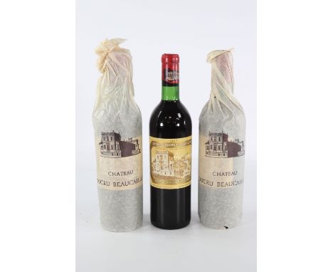 3 bottles of Chateau Ducru Beaucaillou 1967 - 2nd classified grand cru - St Julien redSizes: 75clWeight (K): 3kgCondition:  (