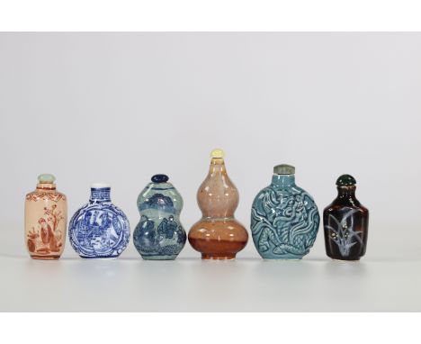 China set of various snuffboxesRegion: CHINASizes: H= de 60 a 80mmWeight (K): 0,22kgCondition: at first glance - good conditi