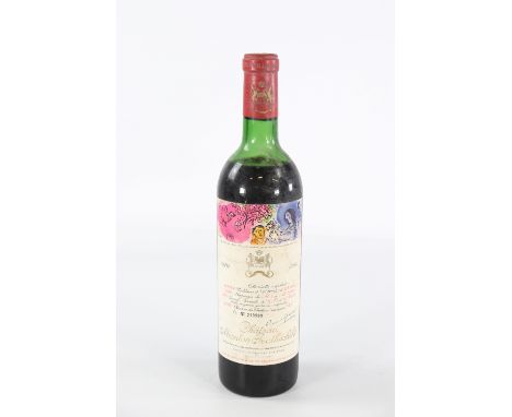 1 bottle Chateau Mouton Rotschild 1970 - 1er grand cru Classe -Sizes: 75clWeight (K): 1kgCondition: (capsule in good conditio