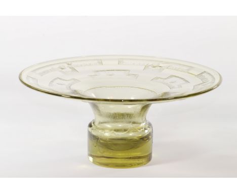 Daum Nancy Art Deco Acid Free Standing BowlSizes: H=140mm Col D=320mm Pied D=100mmWeight (K): 2,055kgCondition: at first glan
