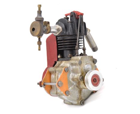 An Aspin rotary glow engine, 10cc, with home-made cover