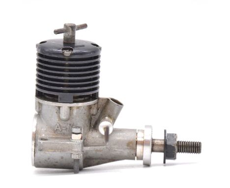Two British aero model aircraft engines, including an Alan Lee 3.5cc diesel; A.M. MK II 2.5cc diesel engineQty: 2