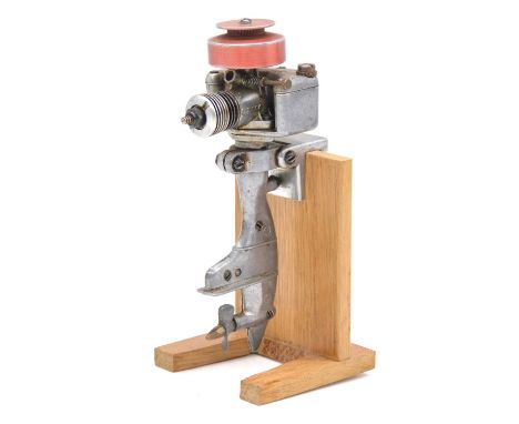 Atwood outboard model ship engine, 0.49cc glow