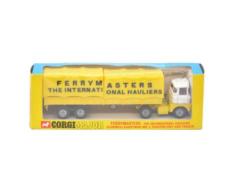 Corgi Major Toys die-cast model 1147 Scammell Handyman Mk.3 tractor unit and trailer 'Ferrymasters', boxed.