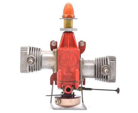 Viking Twin 60 aero model aircraft engine, 20cc sparkie, USA