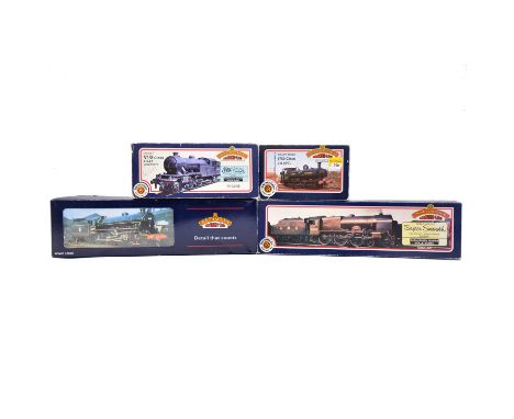 Bachmann OO gauge model railway steam locomotives, four including ref. 31-707 BR 4-6-0 Thompson B1 'Impala' steam locomotive 
