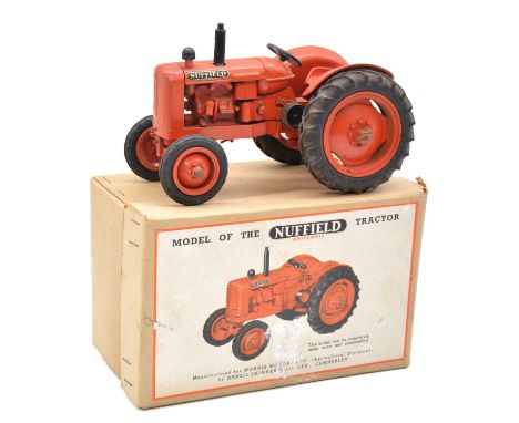Morris Motors LTD. 1/16 model of Nuffield Universal tractor, red body, boxed