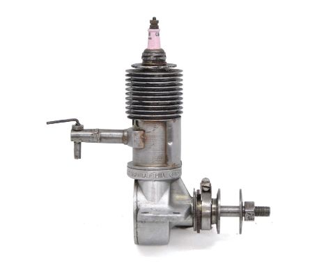 A Brown Junior spark ignition aero model aircraft engine