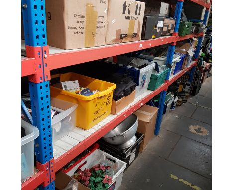 14 boxes of household items including light bulbs, lap top  cases, Helmanns Condiment stations, etc
