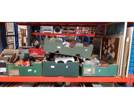 4 boxes comprising tools, kitchen ware, personal items etc