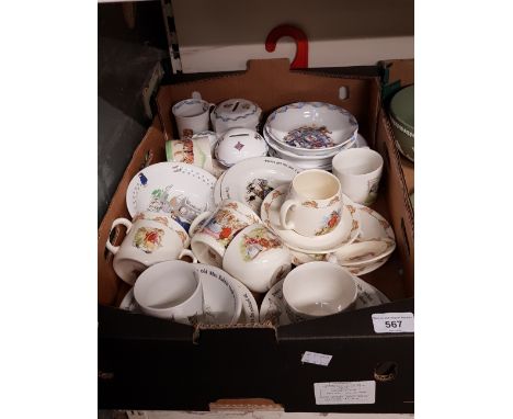 Nursery wares - approx 30 items including Bunnykins, Peter Rabbit, Thomas the Tank Engine etc.