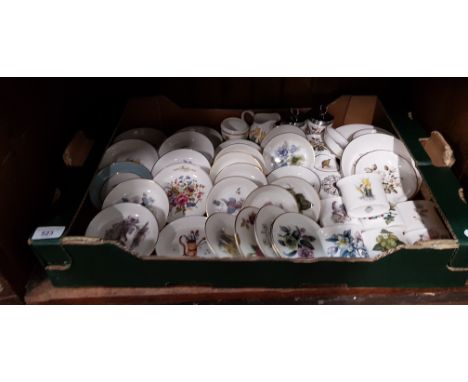 50 Royal Worcester bone china items - egg coddlers, pin dishes, tooth pick holders etc. including some more unusual designs s