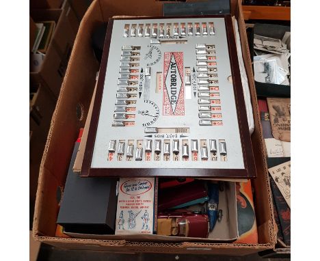 A mixed box to include Sinclair ZX81, vintage Autobridge scoring board with instructions, Stylophone (boxed), Beats headphone