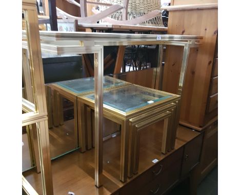 A French mid 20th century console table by Pierre Vandel. Dimensions- height 74cm, width 110cm and depth 35cm.The table is a 