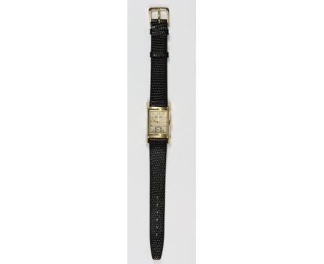 A gents vintage 10ct gold filled Bulova wristwatch