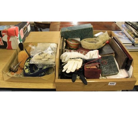 A quantity of haberdashery and other interesting vintage items
