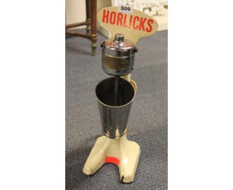 A vintage Horlicks advertising mixer