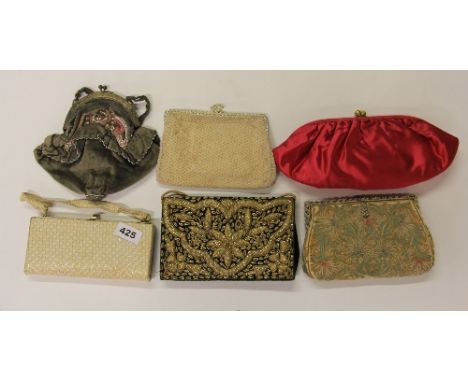 6 vintage handbags