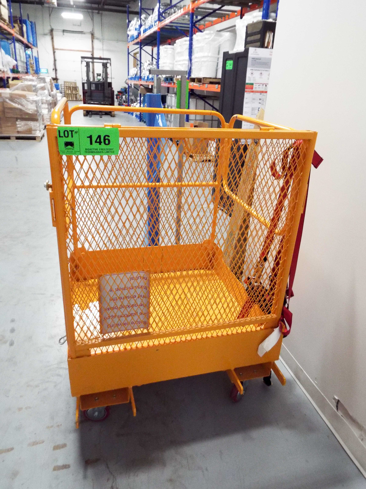 NK-30A FORKLIFT MAN BASKET WITH 660LB CAPACITY