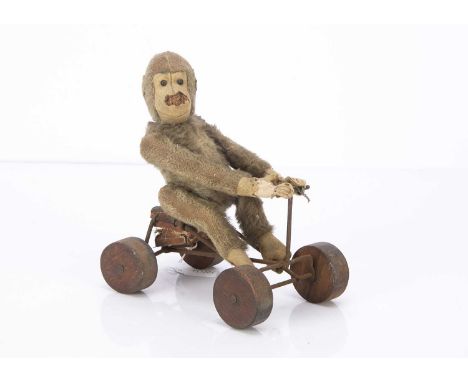 A Steiff Record Peter circa 1914, with brown mohair, black boot buttton eyes, felt face, ers, hands and feet, swivel head, jo