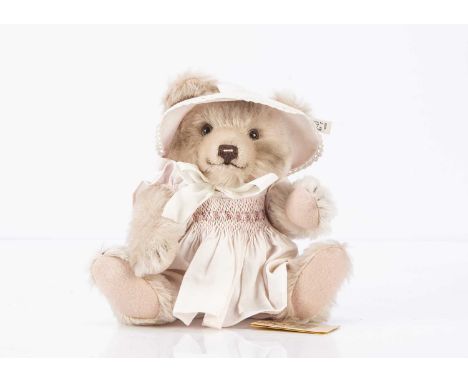 A Steiff limited edition Doll House Southern Jackie Bear teddy bear, 440 of 1000, made exclusively for My Doll House of Hillt