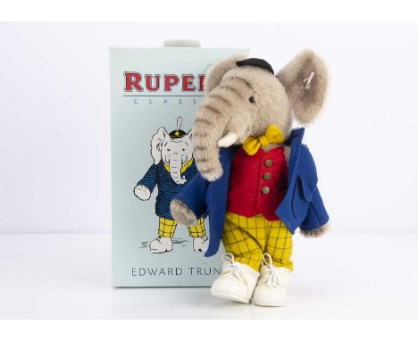 A Steiff limited edition Rupert the Bear Classic Edward Trunk,  made exclusively for the UK and Ireland, 852 of 1500 for the 