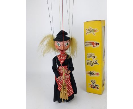 A Pelham puppet 'Witch' in original card boxLocation: 