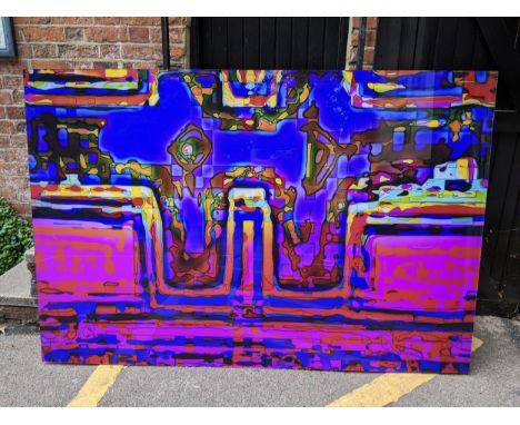 A large Whitewall abstract print, 180 x 120Location: FOYER 