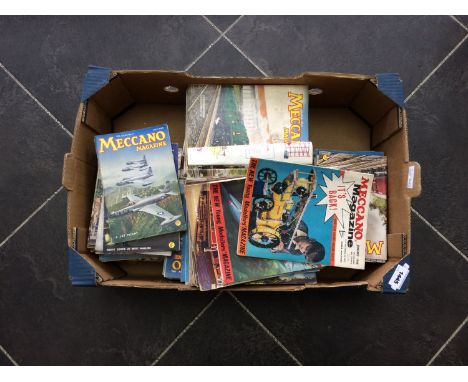 Box Of Assorted Meccano Manuals Pre And Post War