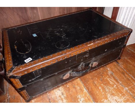 Old steamer trunk