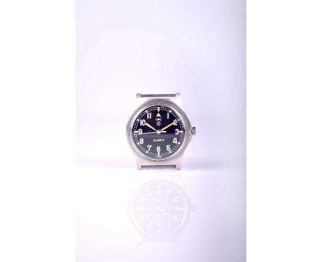 CWC: A gentleman's military quartz wristwatchModel: G-10 'Fatboy 80' Reference: 6645-99Date: Circa 1980Movement: Swiss ETA qu