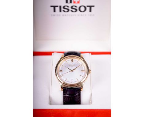 Tissot: A gentleman's 18ct yellow gold wristwatchModel: ExcellenceReference: T924.410 ADate: Circa 2018Movement: Swiss ETA F0